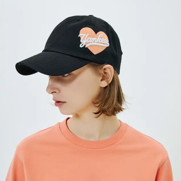 Mũ MLB Heart Ball Cap 32CPUA011-50L — ảnh 3