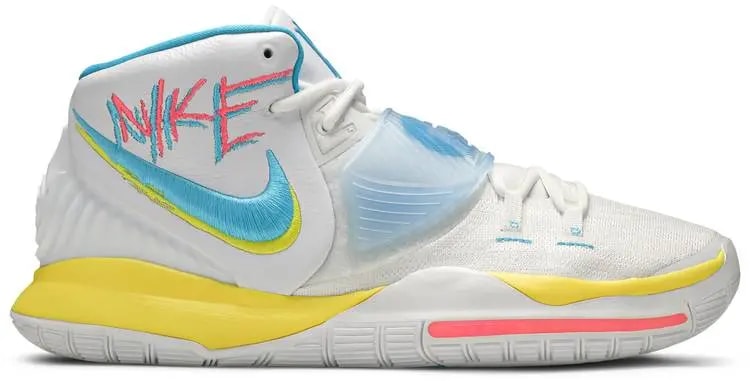 Giày Nike Kyrie 6 EP 'Neon Graffiti' BQ4631-101 — kich-thuoc: 36