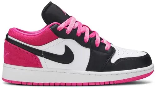 Giày Nike Air Jordan 1 Low GS 'Black Active Fuchsia' CT1564-005 — kich-thuoc: 36.5