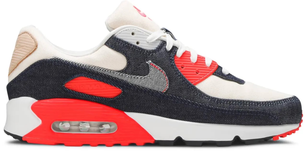 Giày Nike Denham x Air Max 90 'Infrared' CU1646-400 — kich-thuoc: 40.5