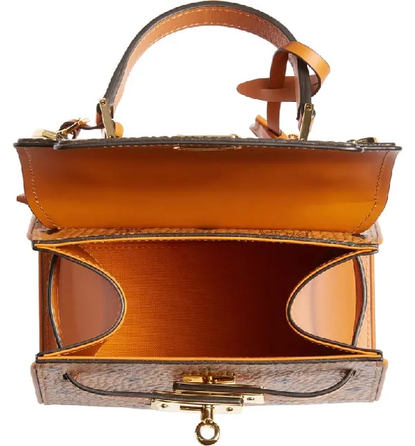 Túi MCM Mini Heritage Visetos Coated Canvas 'Brown' MWE6AVI63CO001 — ảnh 5