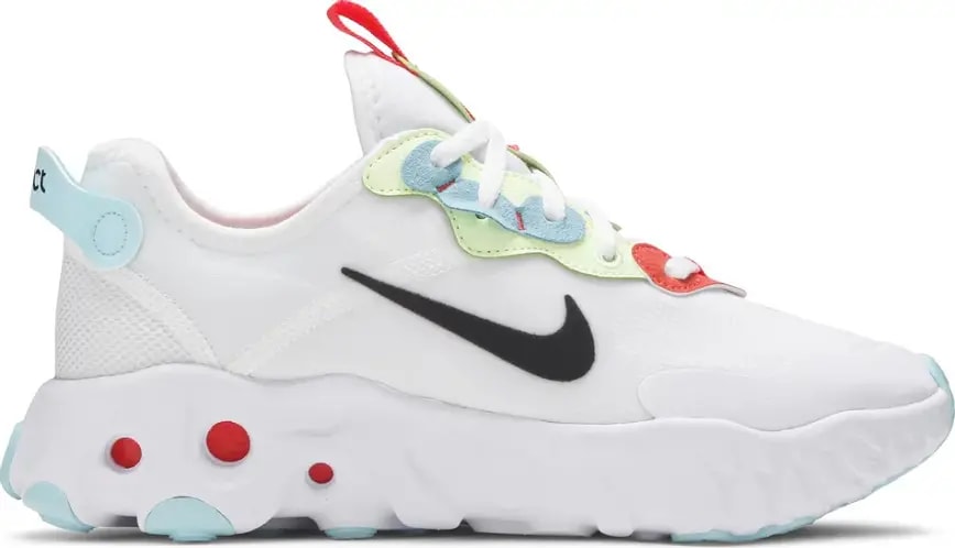 Giày Nike React ART3MIS White Bright Crimson CN8203-101 — kich-thuoc: 37.5