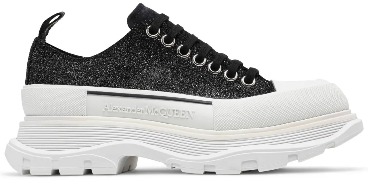 Giày Alexander McQueen Wmns Tread Slick Lace-Up 'Galaxy Black' 633902-WHW57-1027 — kich-thuoc: 40.5