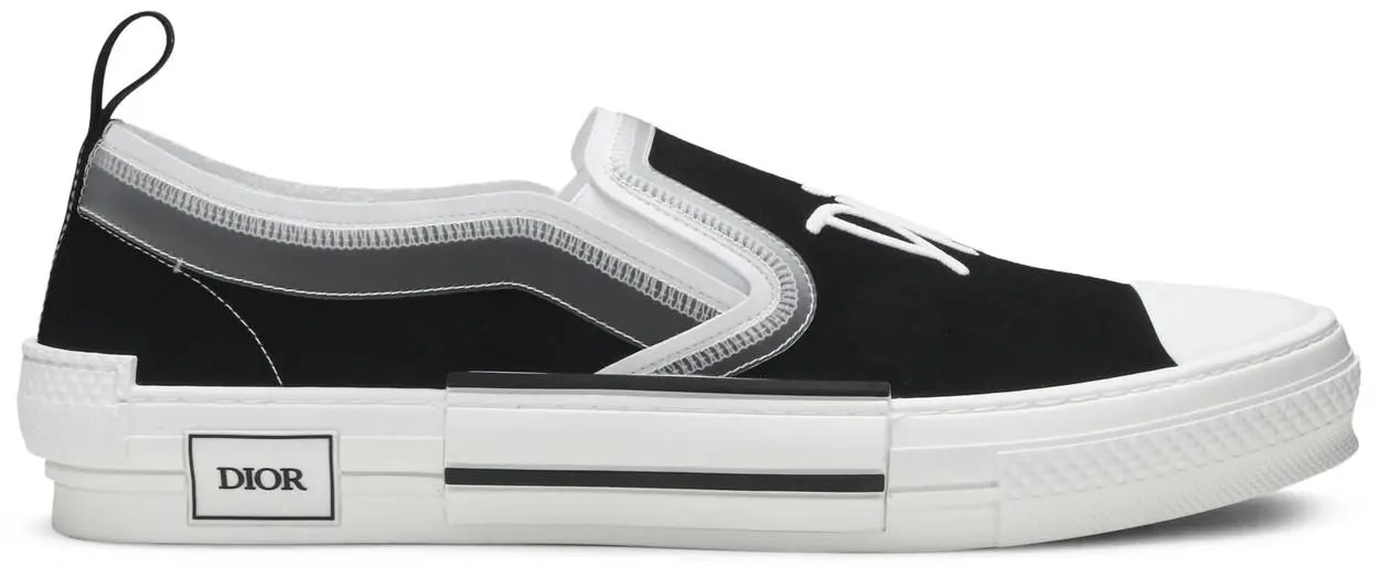 Giày Dior Shawn Stussy x Dior B23 Slip On Black 3SN262ZBM H960 — tieu-de: 40-5