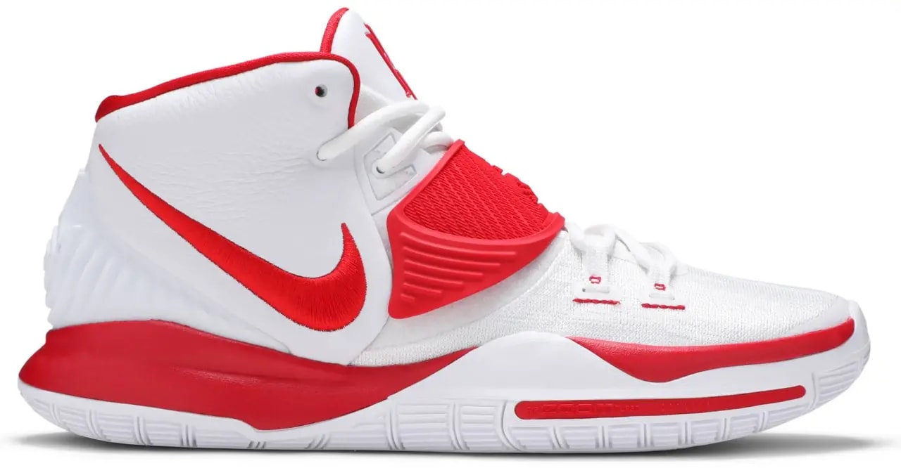 Giày Nike Kyrie 6 'White University Red' CZ4938-100 — kich-thuoc: 42