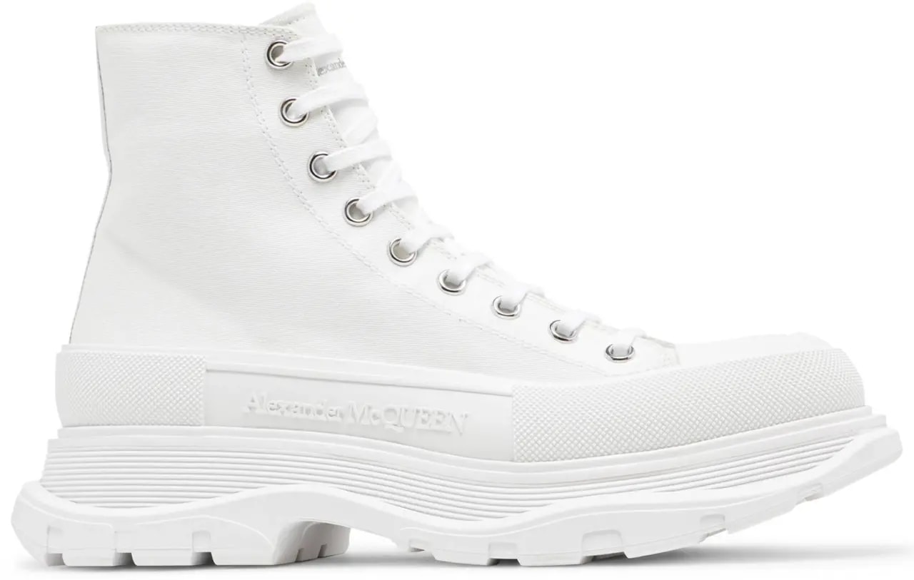 Giày Alexander McQueen Tread Slick Boots 'White' 604254-W4L32-9000 — kich-thuoc: 40