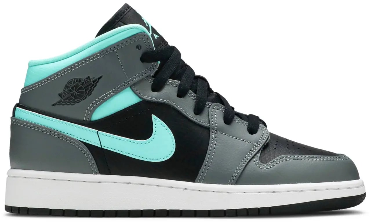 Giày Nike Air Jordan 1 Mid GS 'Grey Aqua' 554725-063 — kich-thuoc: lien-he-order
