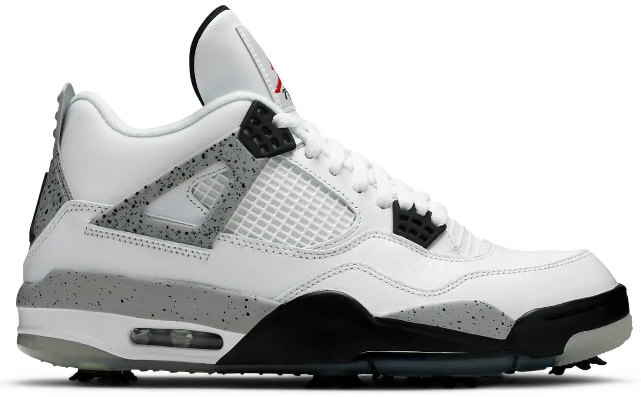 Giày Golf Nike Air Jordan 4 Golf 'White Cement' CU9981-100 — kich-thuoc: 42