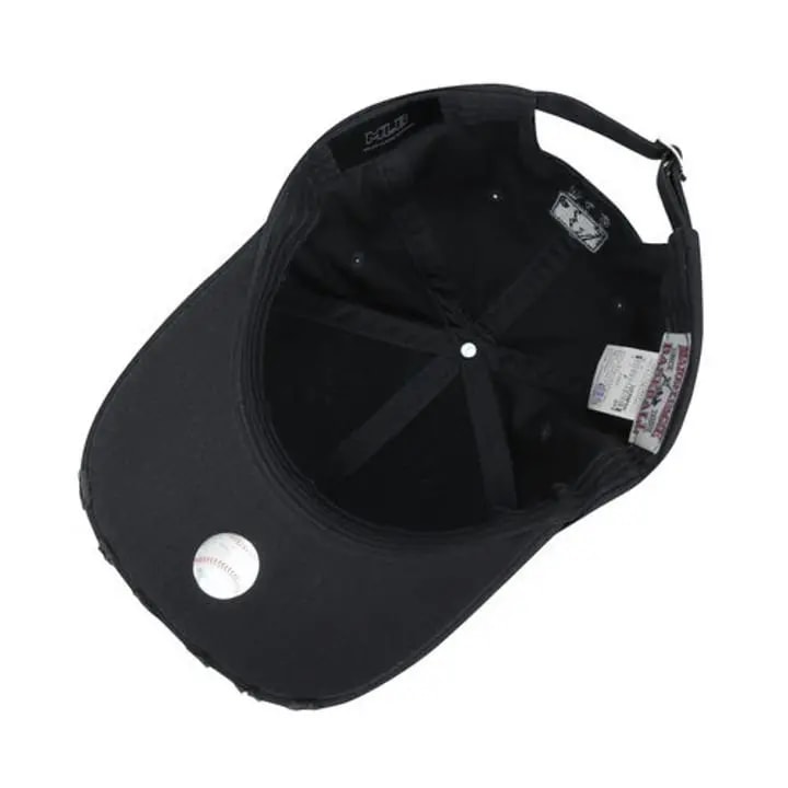 Mũ MLB Cap New York Brown Black 32CPKP941-50L — ảnh 4