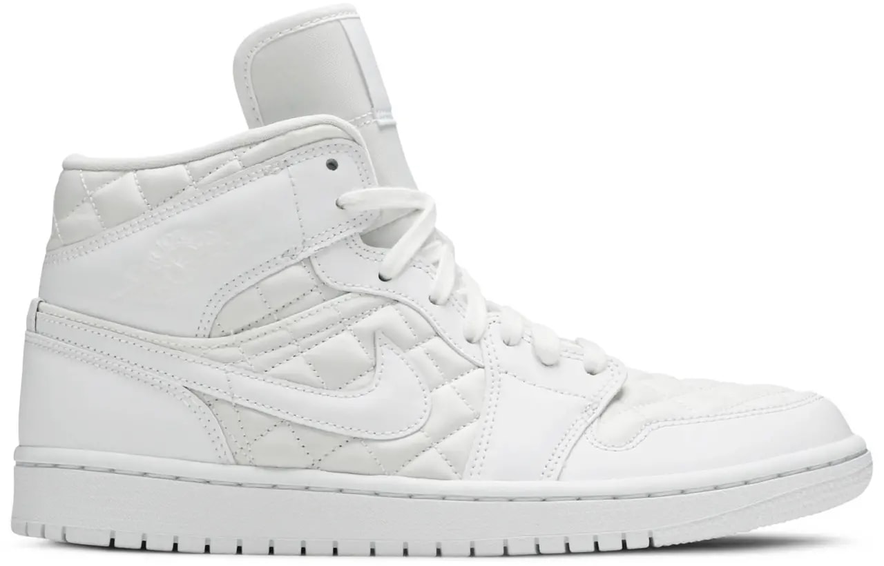 Giày Nike Wmns Air Jordan 1 Mid SE 'White Quilted' DB6078-100 — kich-thuoc: 42