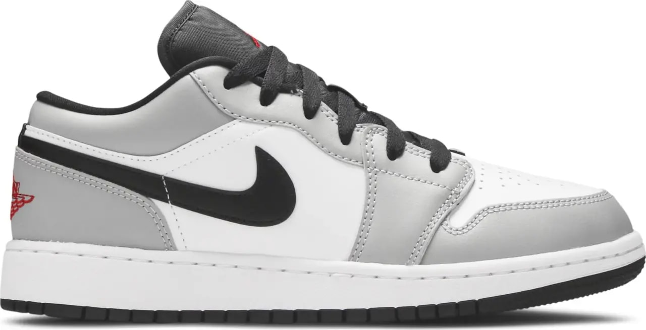 Giày Nike Air Jordan 1 Low GS 'Light Smoke Grey' 553560-030 — kich-thuoc: 36.5