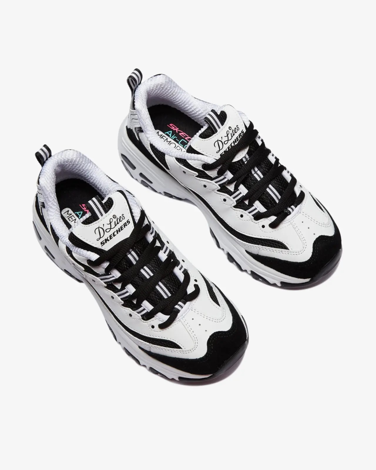 Giày Skechers D'lites-March Forward 'White Black' 13148-WBK — ảnh 5
