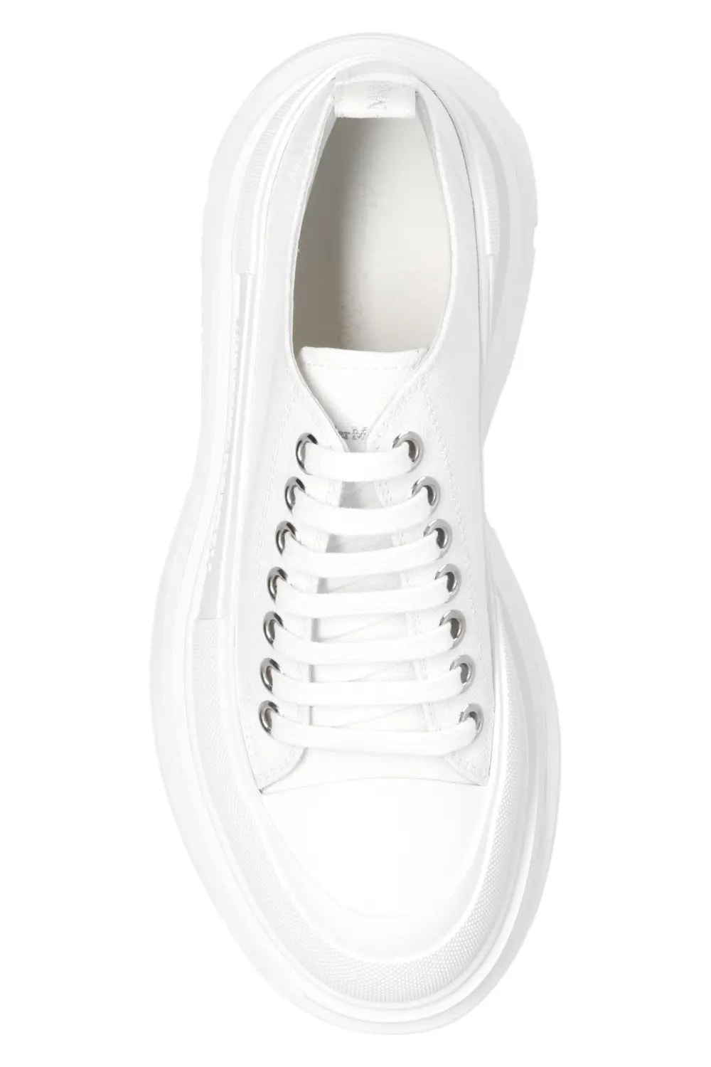 Giày Alexander McQueen Wmns Tread Slick Lace Up 'White' 611705-W4MV2-9000 — ảnh 3
