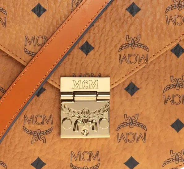 Túi MCM Patricia Mini Shoulder Bag Visetos Cognac MWSASPA08CO001 — ảnh 5