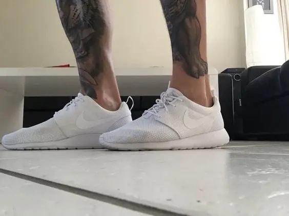 Giày Nike Roshe Run “All White” 511881-112 — ảnh 4