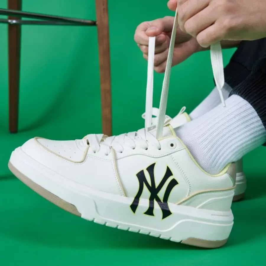 Giày MLB Chunky Liner New York Yankees Beige 3ASXCA12N-50BGS — ảnh 2