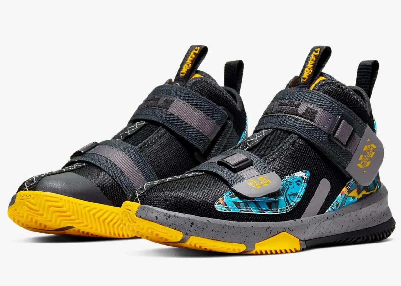 Giày Nike LeBron Soldier 13 BG Multi Colour AR7585-070 — ảnh 5