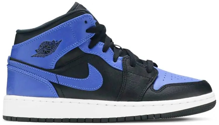 Giày Nike Air Jordan 1 Mid GS 'Hyper Royal' 554725-077 — kich-thuoc: lien-he-order