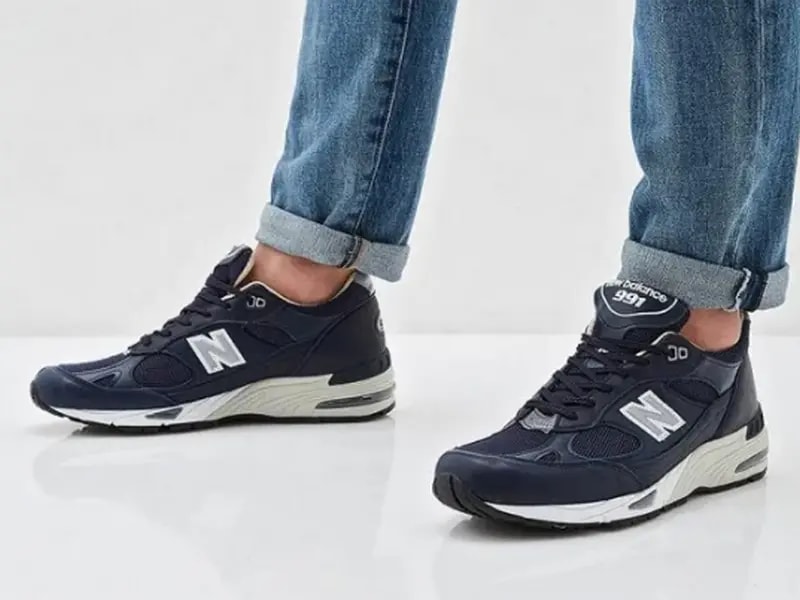 Giày New Balance 991 Made in England 'Navy' M991NNN — ảnh 2