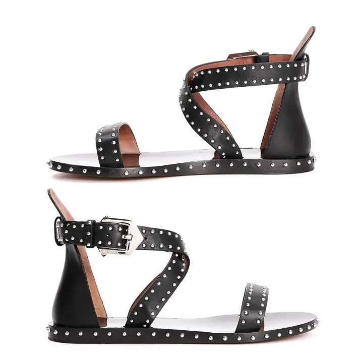 Dép Givenchy Studded Strap Sandals BE300LE00C-001 — ảnh 2