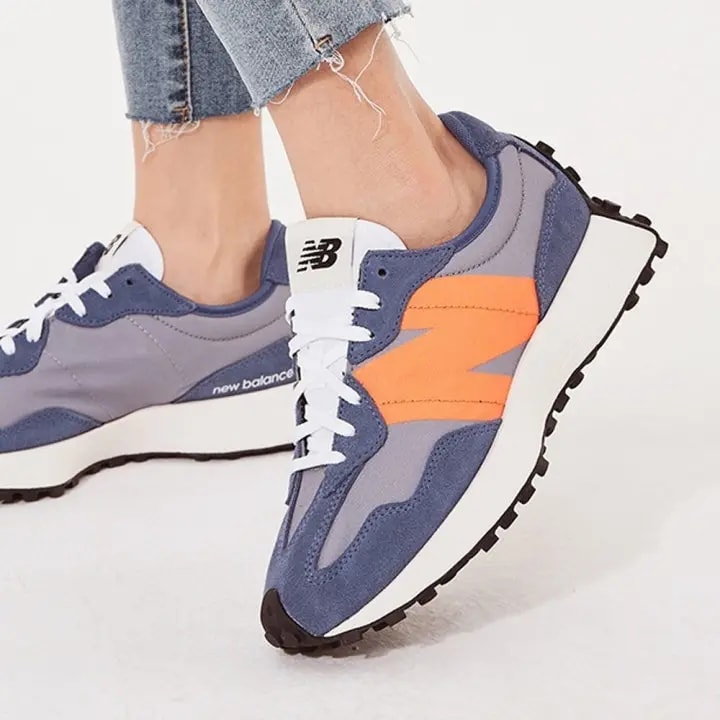 Giày New Balance Wmns 327 'Magnetic Blue Varsity Orange' WS327CB — ảnh 2