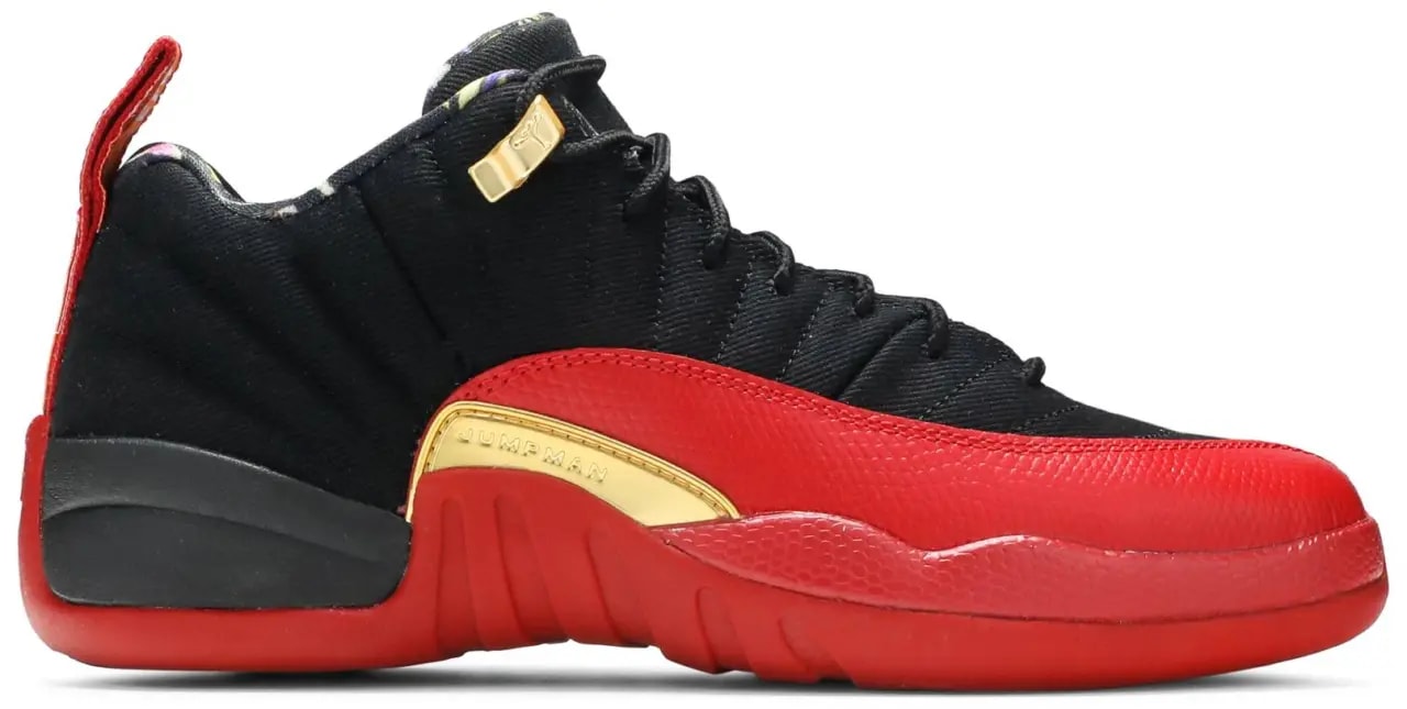 Giày Nike Air Jordan 12 Low SE GS 'Super Bowl' DH9695-001 — kich-thuoc: 36.5