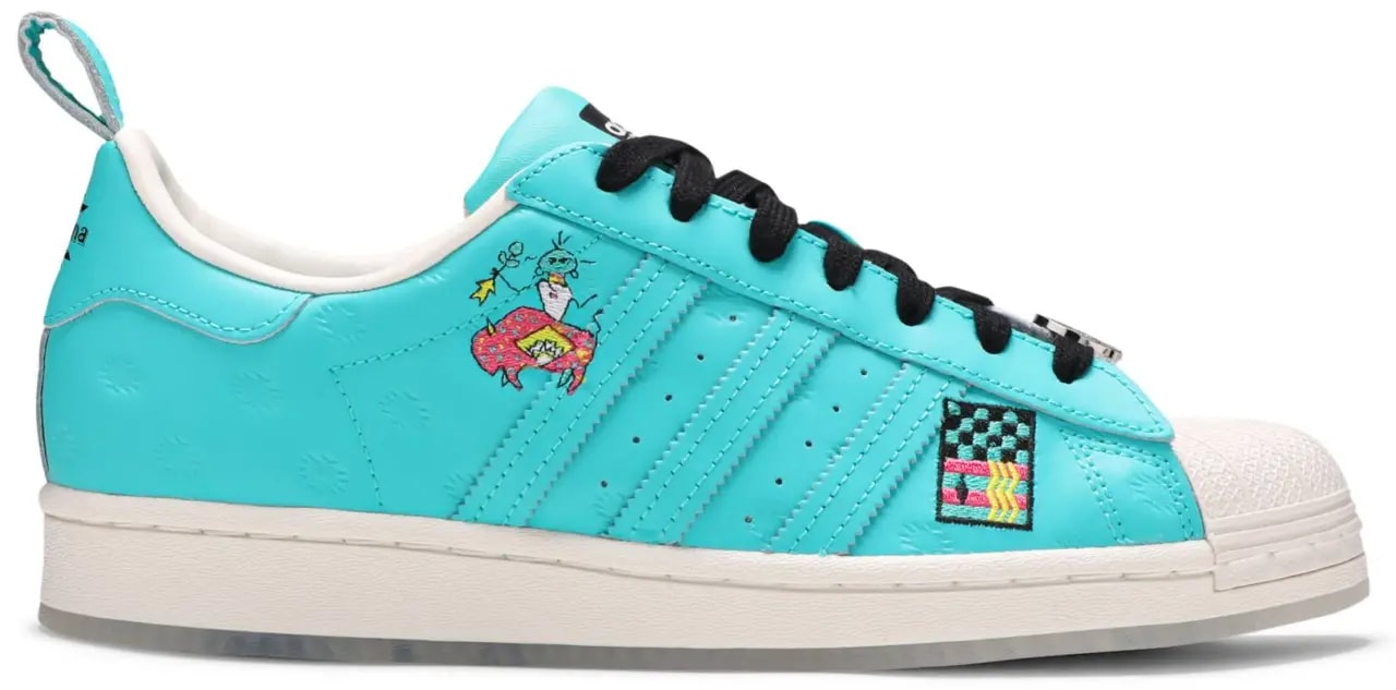 Giày Adidas Arizona x Superstar 'Have an Iced Day Teal White' GZ2871 — kich-thuoc: lien-he-order