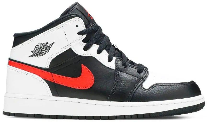 Giày Nike Air Jordan 1 Mid GS 'Chile Red' 554725-075 — kich-thuoc: 36