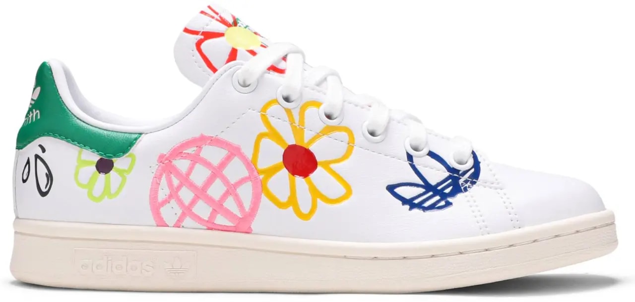 Giày Adidas Wmns Stan Smith 'Large Doodles' FX5653 — kich-thuoc: lien-he-order