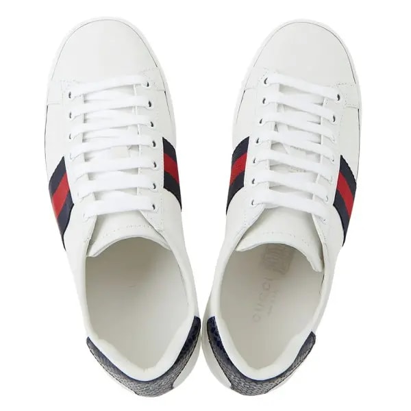 Giày Gucci Wmns Ace 'White Blue Red' 387993-02JR0-9072 — ảnh 5