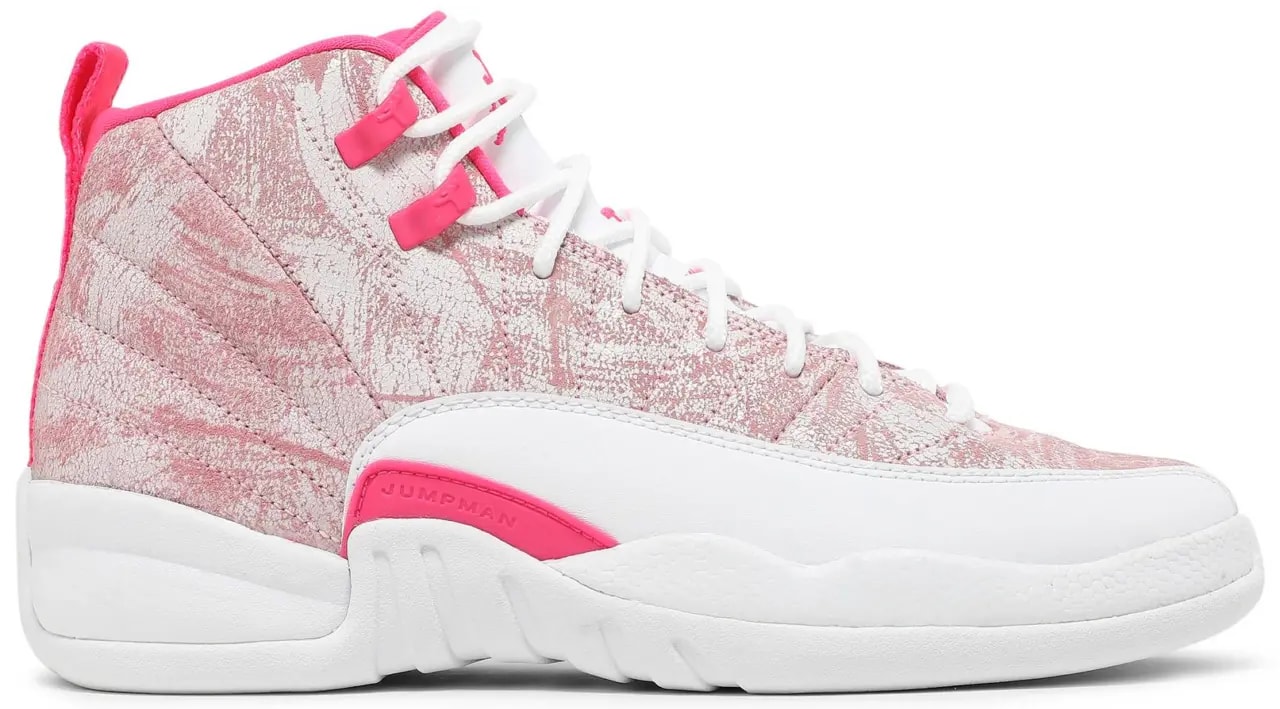 Giày Nike Air Jordan 12 Retro GS 'Arctic Pink' 510815-101 — kich-thuoc: 38