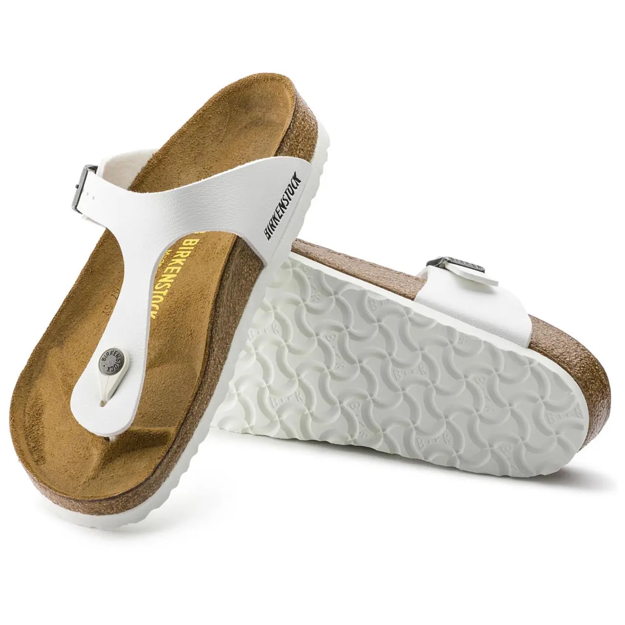 Dép Birkenstock Gizeh Birko Flor 'White' 745531 — ảnh 5