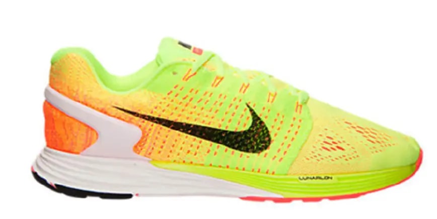 Giày Nike Lunar Glide 7 Volt Sunset Glow Hot Lava Black 747355 700 — kich-thuoc: 42