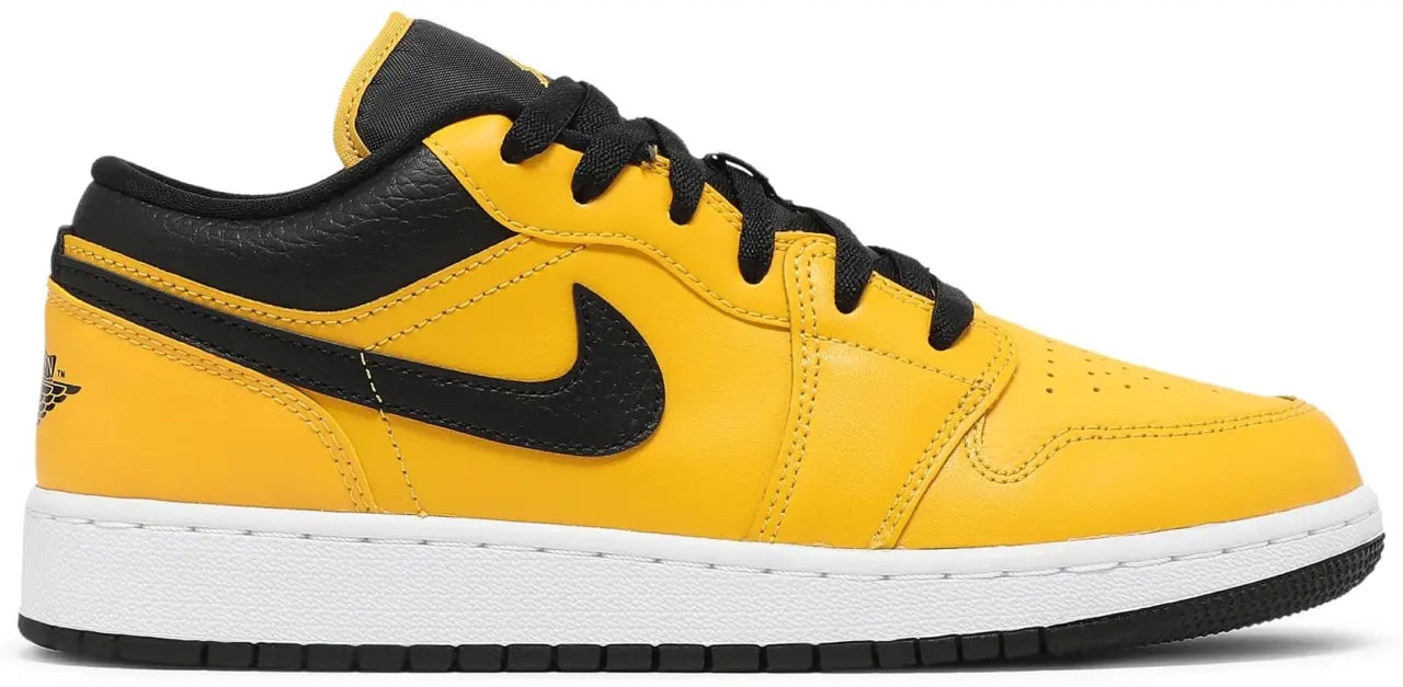 Giày Nike Air Jordan 1 Low GS 'University Gold Black' 553560-700 — kich-thuoc: 36 Giày Nike Air Jordan 1 Low GS 'University Gold Black' 553560-700 — kich-thuoc: 36