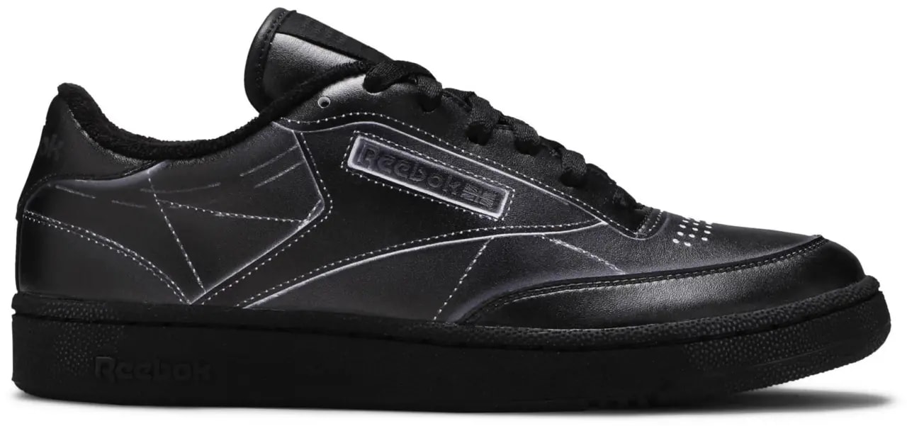 Giày Reebok Maison Margiela x Club C 'Black' H02361 — kich-thuoc: lien-he-order