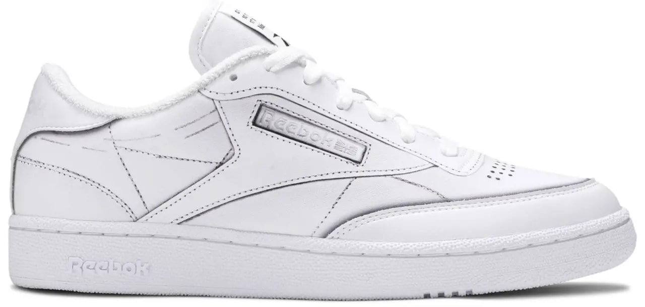 Giày Reebok Maison Margiela x Club C 'White' H02407 — kich-thuoc: 41