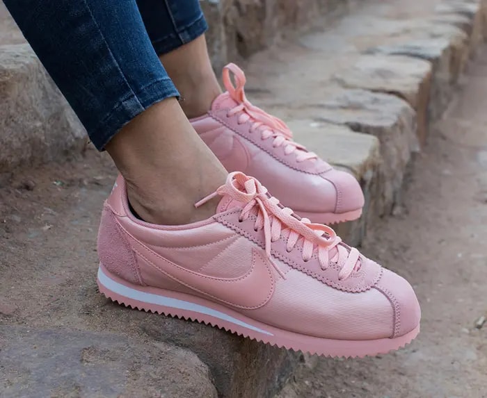 Giày Nike Wmns Classic Cortez Nylon 'Coral Stardust' 749864-606 — ảnh 4