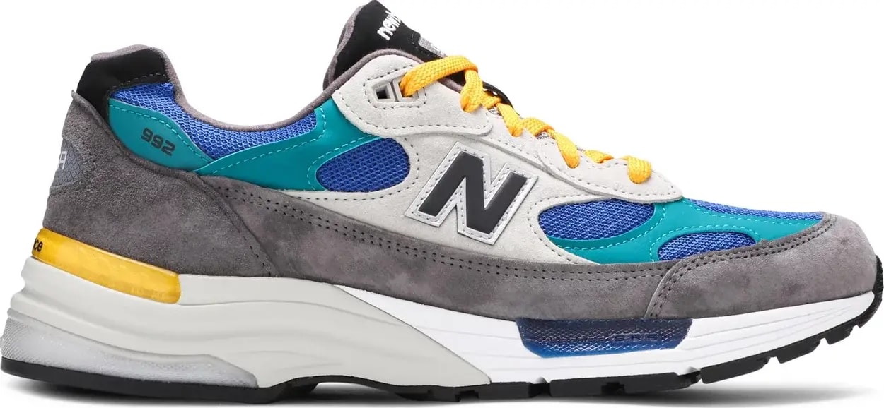 Giày New Balance Billy's x 992 Made in USA 'Grey Blue Teal' M992RR — kich-thuoc: 40