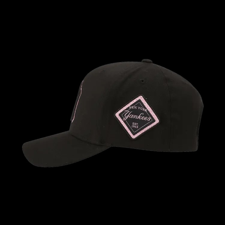 Mũ MLB Diamond Curve NY Yankees Pink 32CP85931-50L — ảnh 3