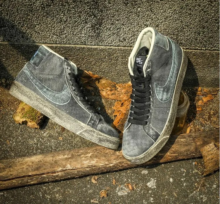 Giày Nike Zoom Blazer Mid Premium SB 'Faded Black' DA1839-001 — ảnh 5