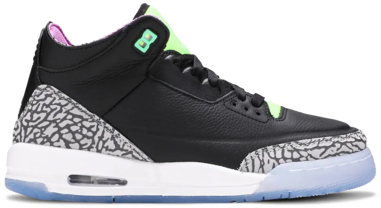 Giày Nike Air Jordan 3 Retro GS 'Electric Green' DA2304-003 — kich-thuoc: 36