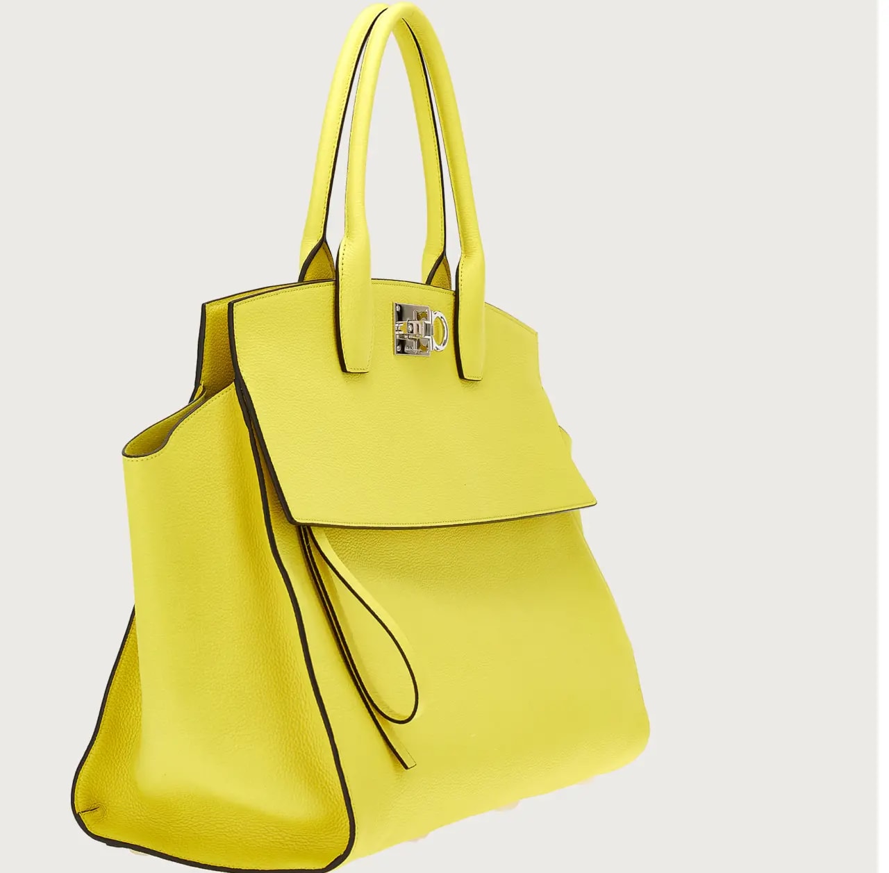 Túi Salvatore Ferragamo Ferragamo Studio Soft Bag 'Yellow' 211615-754140 — ảnh 5