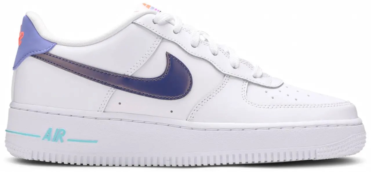 Giày Nike Air Force 1 LV8 1 GS 'White Dark Purple Dust' DC8188-100 — kich-thuoc: 36