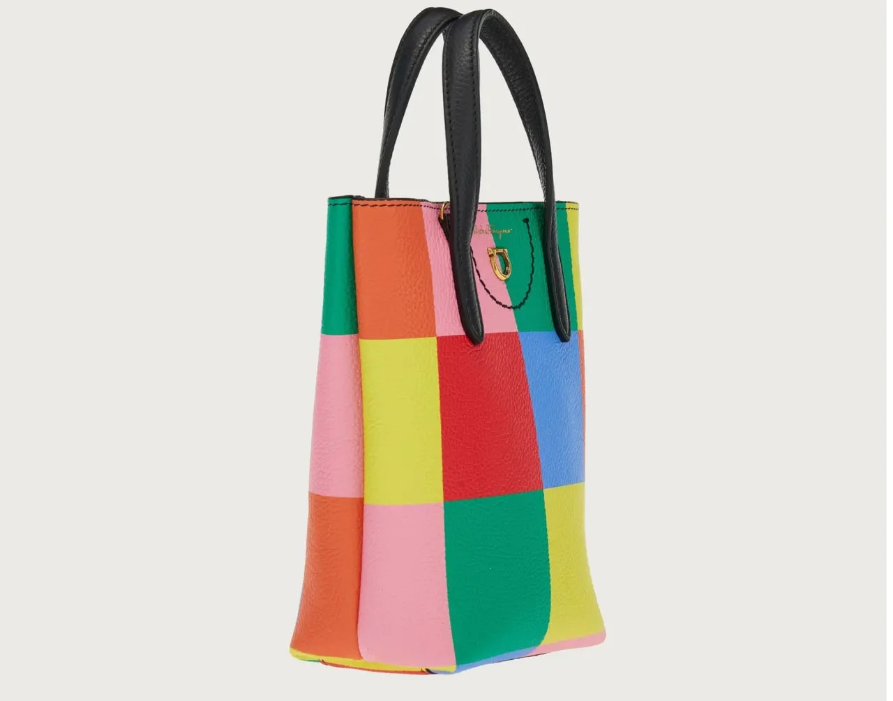 Túi Salvatore Ferragamo Gancini Minibag 'Mutil Color' 220024-755471 — ảnh 2