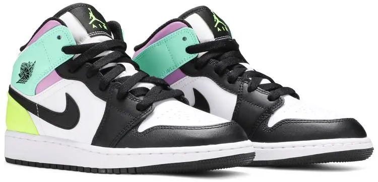 Giày Nike Air Jordan 1 Mid GS 'Pastel' 554725-175 — ảnh 4