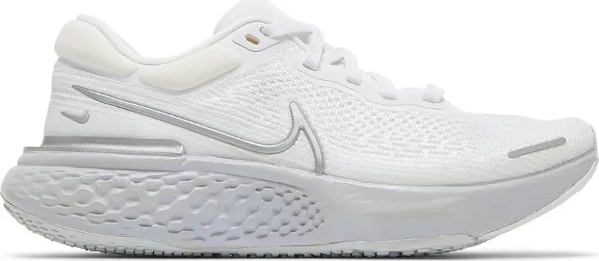 Giày Nike Wmns ZoomX Invincible Run Flyknit 'White Metallic Silver' CT2229-101 — kich-thuoc: 38.5