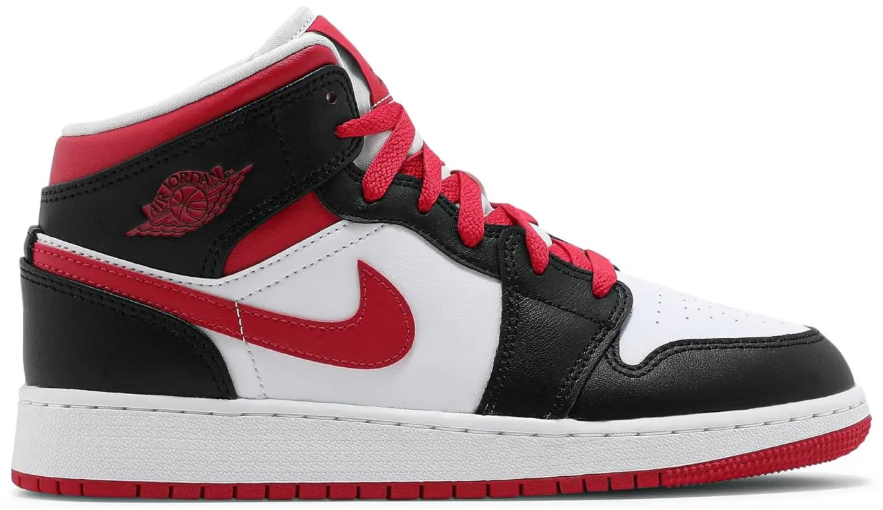 Giày Nike Air Jordan 1 Mid GS 'White Very Berry' 554725-016 — kich-thuoc: 37.5