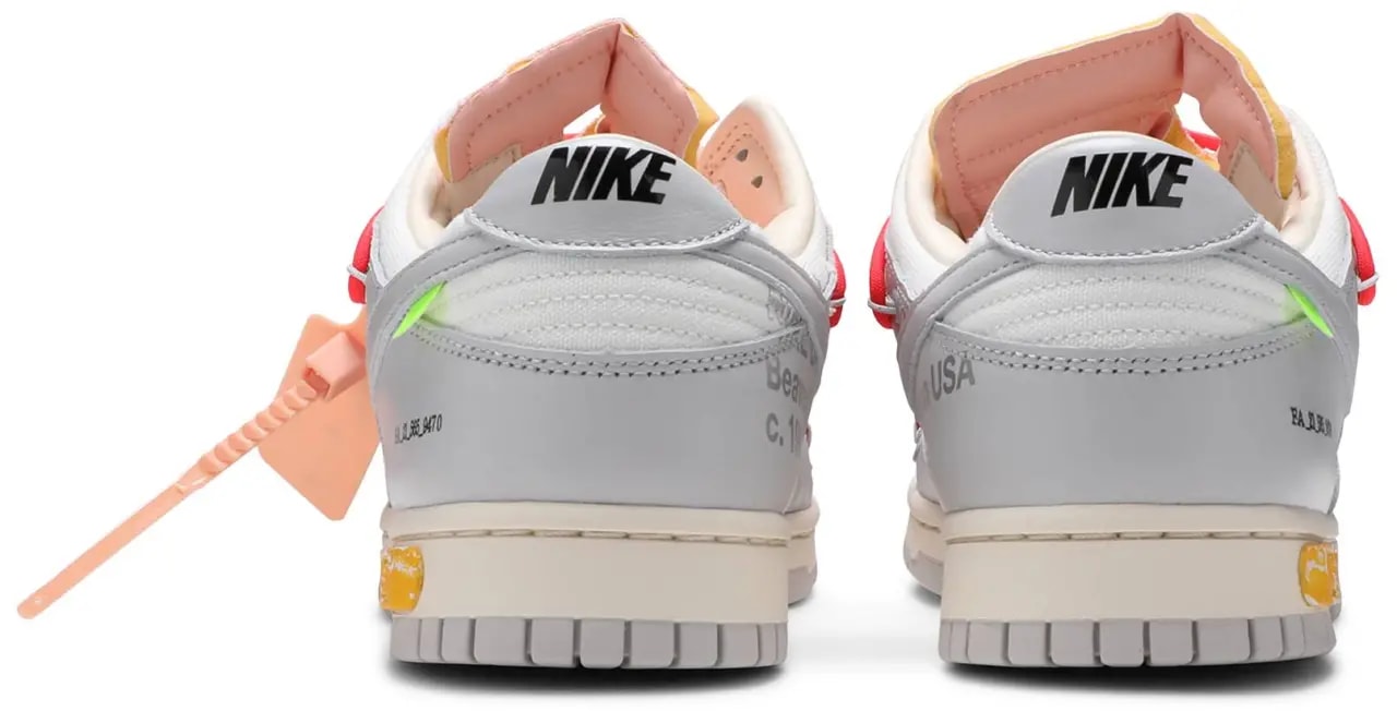 Giày Nike Off-White x Dunk Low 'Lot 06 Of 50' DM1602-110 — ảnh 5
