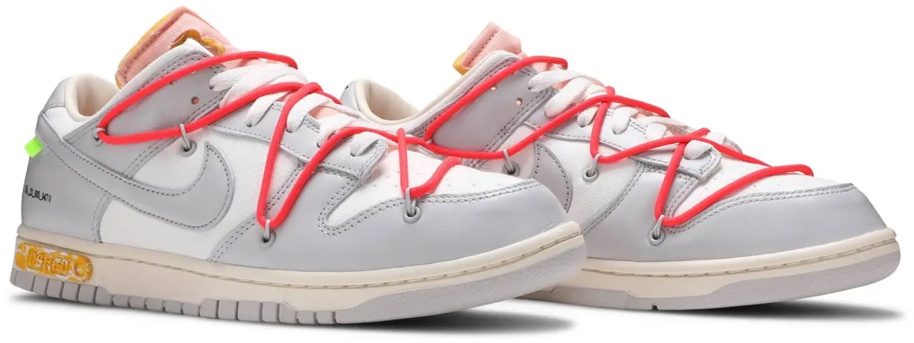 Giày Nike Off-White x Dunk Low 'Lot 06 Of 50' DM1602-110 — ảnh 4