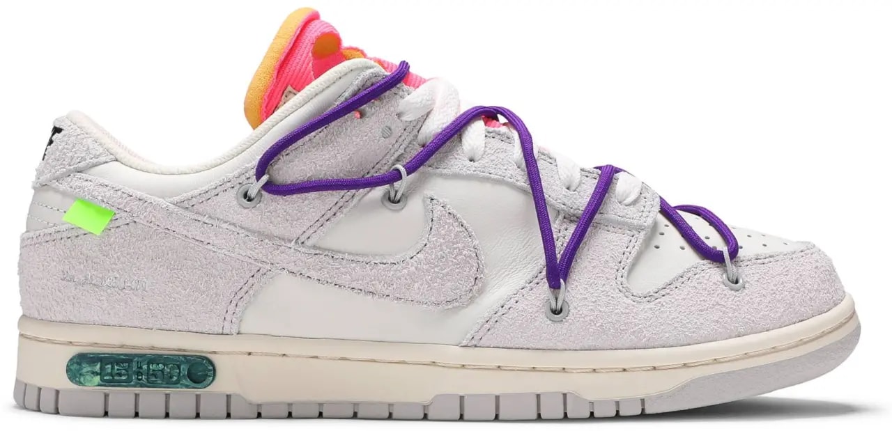 Giày Nike Off-White x Dunk Low 'Lot 15 Of 50' DJ0950-101 — kich-thuoc: lien-he-order
